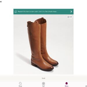 Sam Edelman Brown Over the Knee Boots